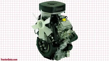 John Deere X485 Motorbild