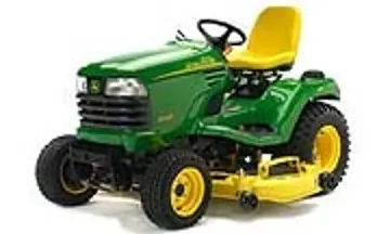John Deere X585 tractor photo