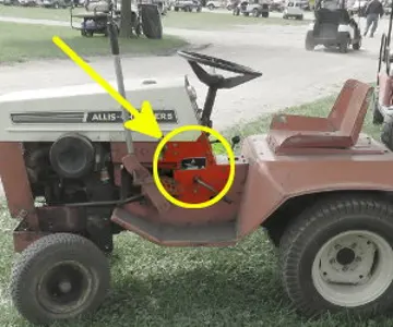 Allis Chalmers 310 Seriennummernstandort