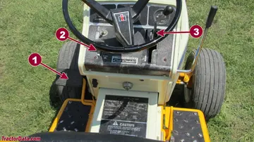 Controles de transmissão Cub Cadet 1450