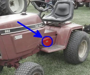 Standort der Seriennummer Cub Cadet 982