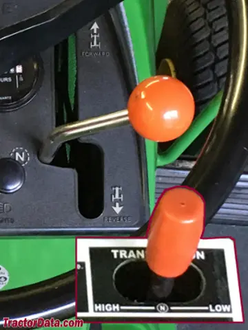 John Deere 400 Getriebesteuerungen