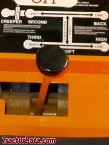 Minneapolis-Moline 110 controles de transmissão