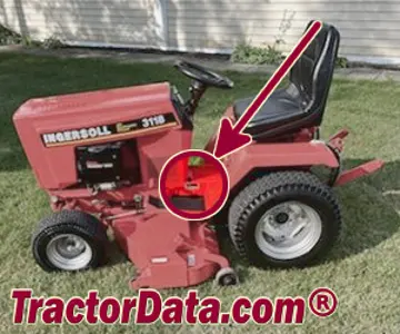 Ingersoll 3118 Seriennummernstandort
