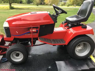 Toro 522xi, lado esquerdo.