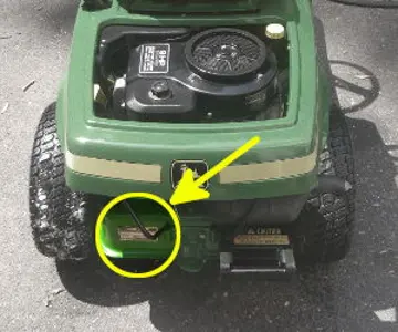 John Deere RX75 Seriennummernstandort