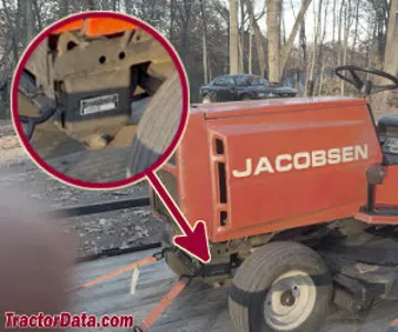 Jacobsen 1000 序列号位置