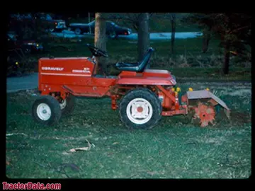 Gravely 8171 Comercial, lado izquierdo.