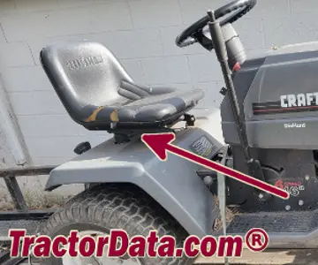 Position der Seriennummer Craftsman 917.25052