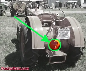 Localização do número de série Allis Chalmers WF