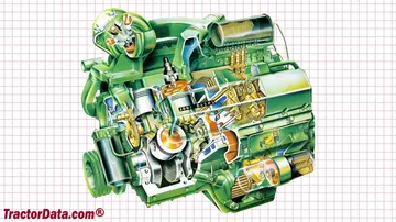 John Deere 8850 engine image