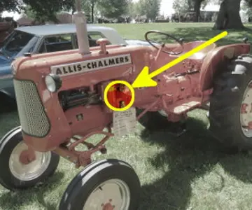 Allis Chalmers D10 Seriennummernstandort
