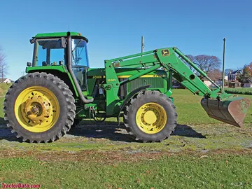 John Deere 4760 con cargador frontal modelo 280.