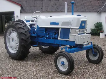 Ford 6000 azul.