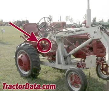 Farmall Super A 序列号位置