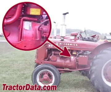 Localização da série McCormick-Deering W-4