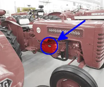 International Harvester B-275 Seriennummernstandort