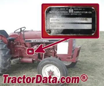 Standort der Seriennummer International Harvester 384
