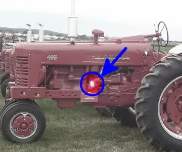 Localização do número de série Farmall 400
