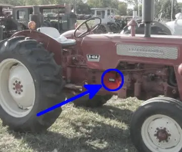 Standort der Seriennummer International Harvester B-414