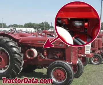 Standort der Seriennummer International Harvester 600