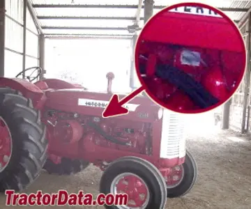 Standort der Seriennummer International Harvester 650