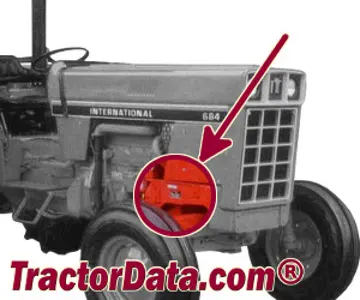 Standort der Seriennummer International Harvester 684