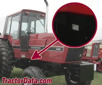 Standort der Seriennummer International Harvester 5288