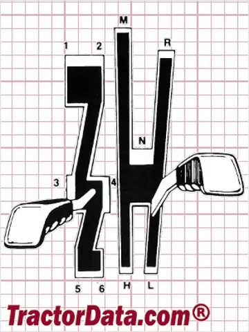 commandes de transmission International Harvester 7288
