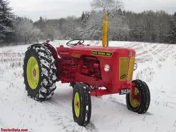 1965 David Brown 990 Implematic, lado direito.