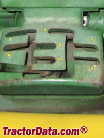 Controles de transmissão John Deere 720