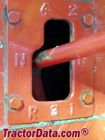 Commandes de transmission J.I. Case 1031