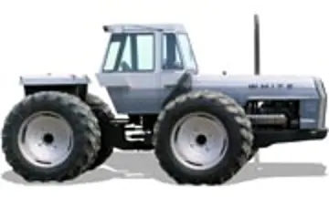 Weißer 4-180 Field Boss Traktor Foto