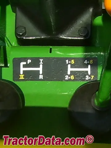 John Deere 1020 Getriebesteuerungen