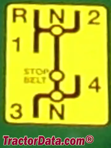 Oliver 60 controles de transmissão