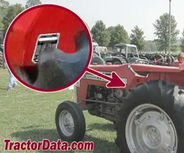 Standort der Seriennummer Massey Ferguson 235