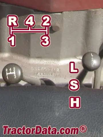 Controles de transmisión Massey Ferguson 235