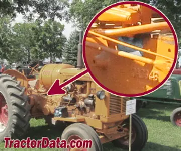 Standort der Seriennummer Minneapolis-Moline GTC