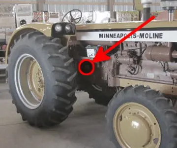 Standort der Seriennummer Minneapolis-Moline G708