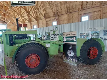 Tractor Steiger Número 1 con tracción en las cuatro ruedas.