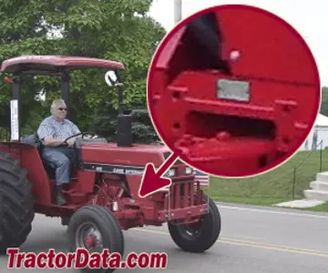 Standort der Seriennummer CaseIH 495