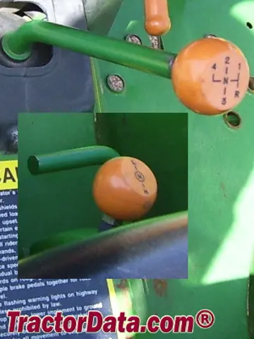 Commandes de transmission John Deere 790