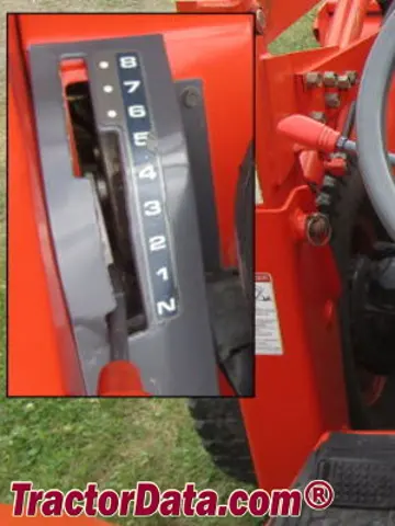 Kubota L4200 Getriebesteuerungen