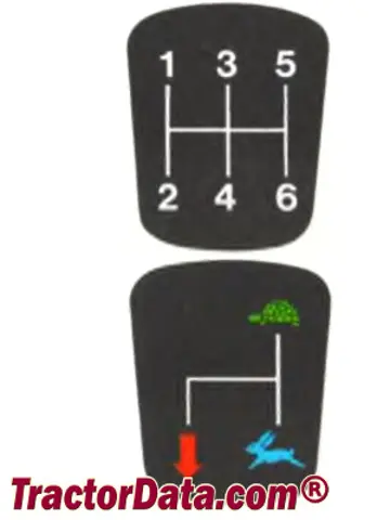 commandes de transmission International Harvester 1455