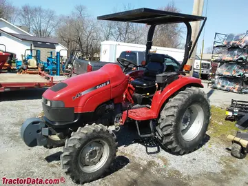 Traktor Case IH D45 kompakt, linke Seite.