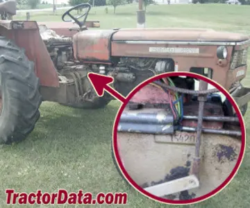 Zetor 6711 Seriennummer Standort