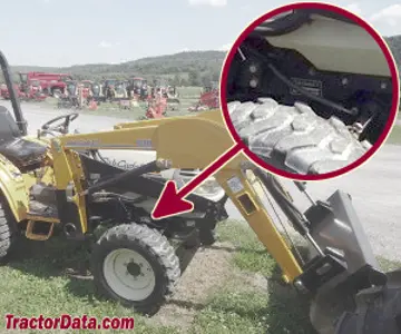 Cub Cadet 7530 Seriennummernstandort