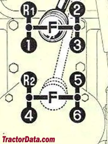 Commandes de transmission Fiat 411R