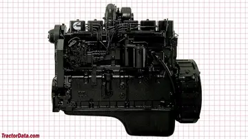 White 6124 engine image