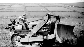Allis-Chalmers WM in West Wales, Großbritannien, in den 1950er Jahren. Rechte Seite.